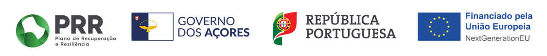 PRR, Governo dos Açores, República Portuguesa e União Europeia — NextGenerationEU
