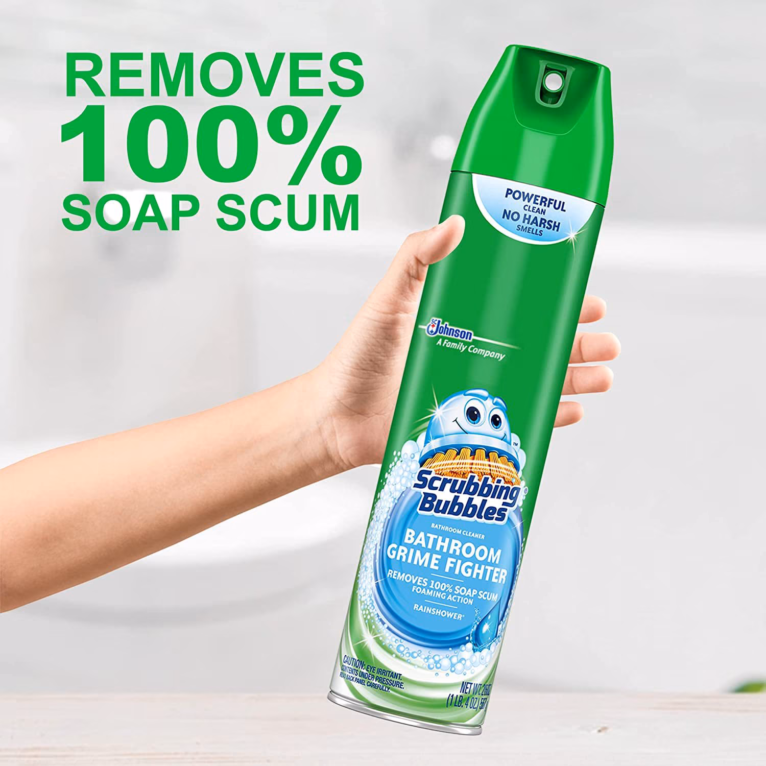 SCRUBBING BUBBLES Spray Limpeza Casa Banho 708 gr