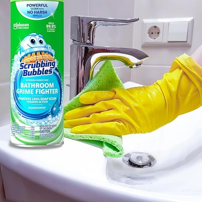 SCRUBBING BUBBLES Spray Limpeza Casa Banho 708 gr