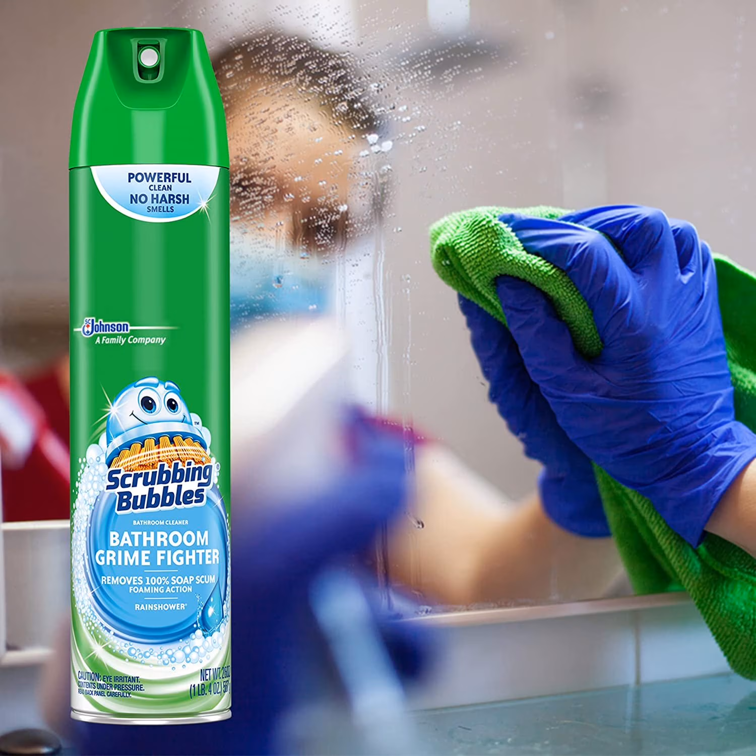 SCRUBBING BUBBLES Spray Limpeza Casa Banho 708 gr