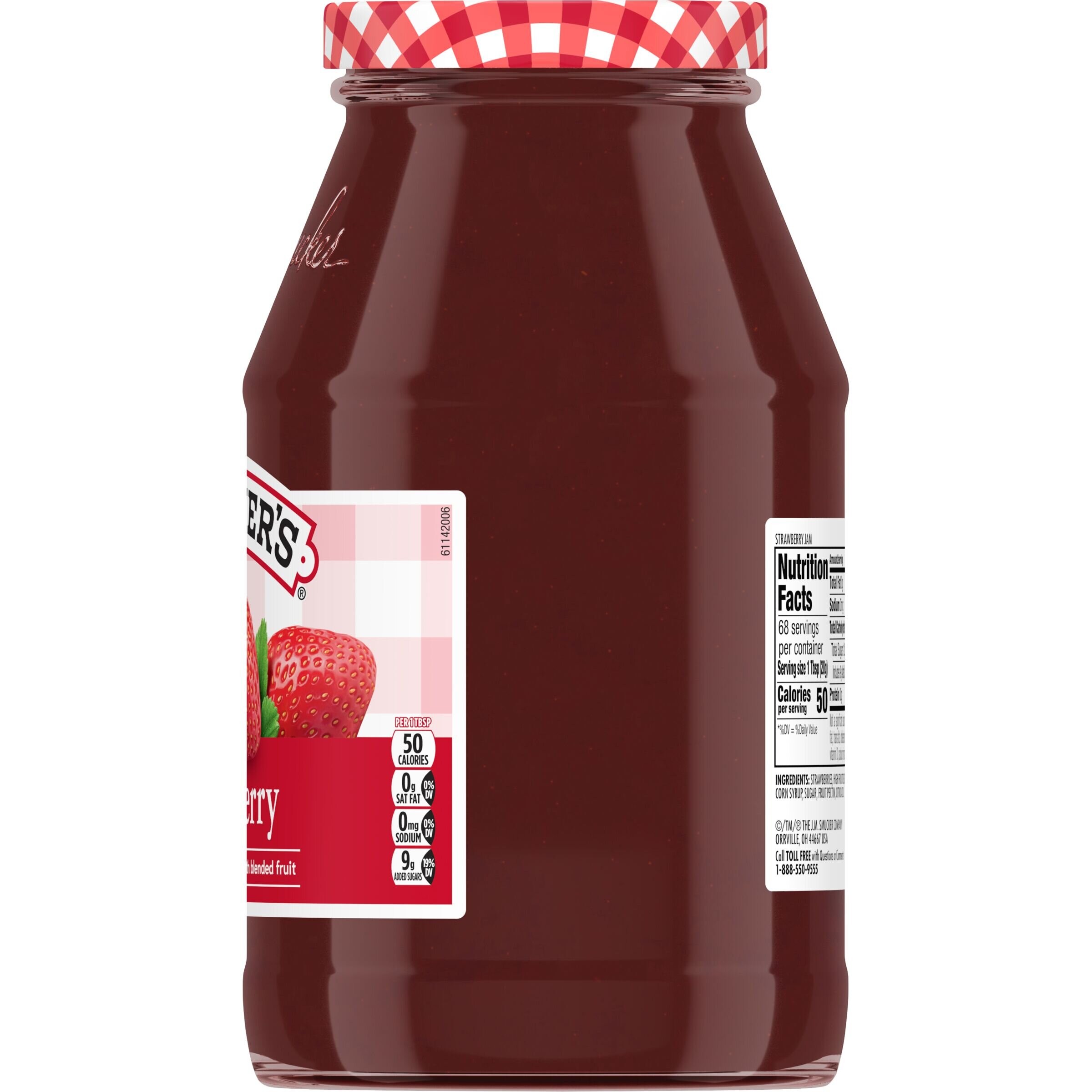 SMUCKERS Doce Morango c/pedacos  907 gr