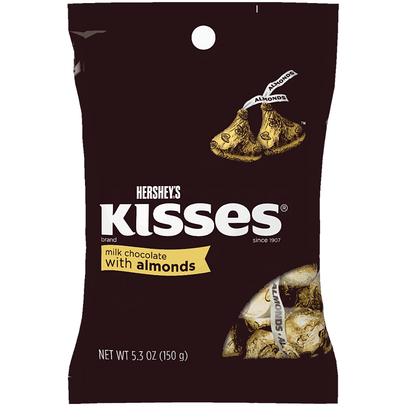 Hersheys Saco Beijinhos Choc. c/Amendoa 150g
