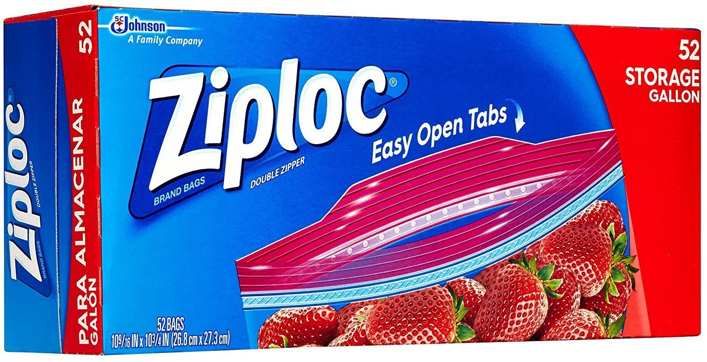 ZIPLOC Saco Plastico 52 un 26,8x27,3cm