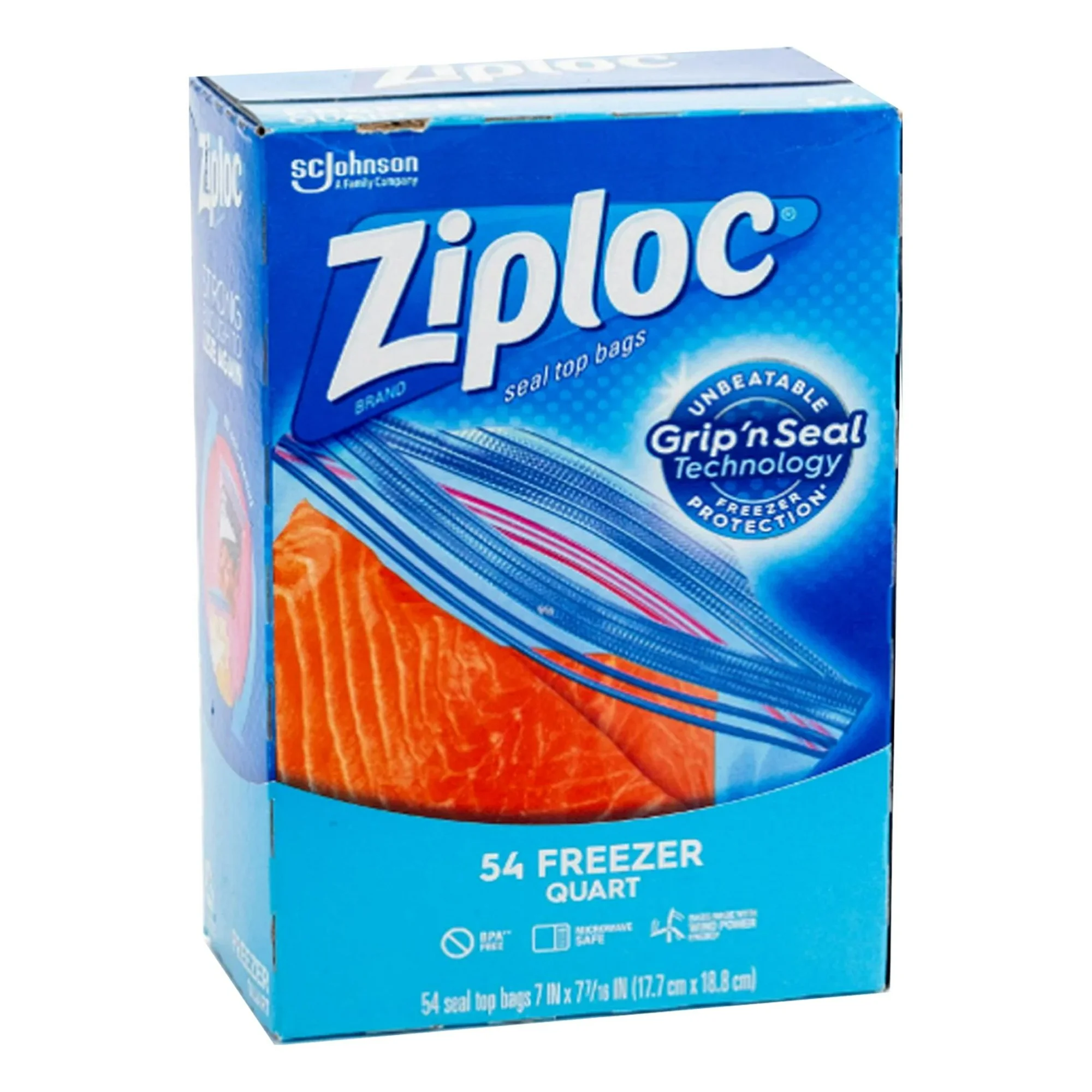ZIPLOC Saco Plastico 54 un 17,7x18.8cm