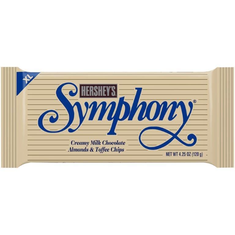 HERSHEYS Symphony Barra Choc.Amendoa/Nogado 120g