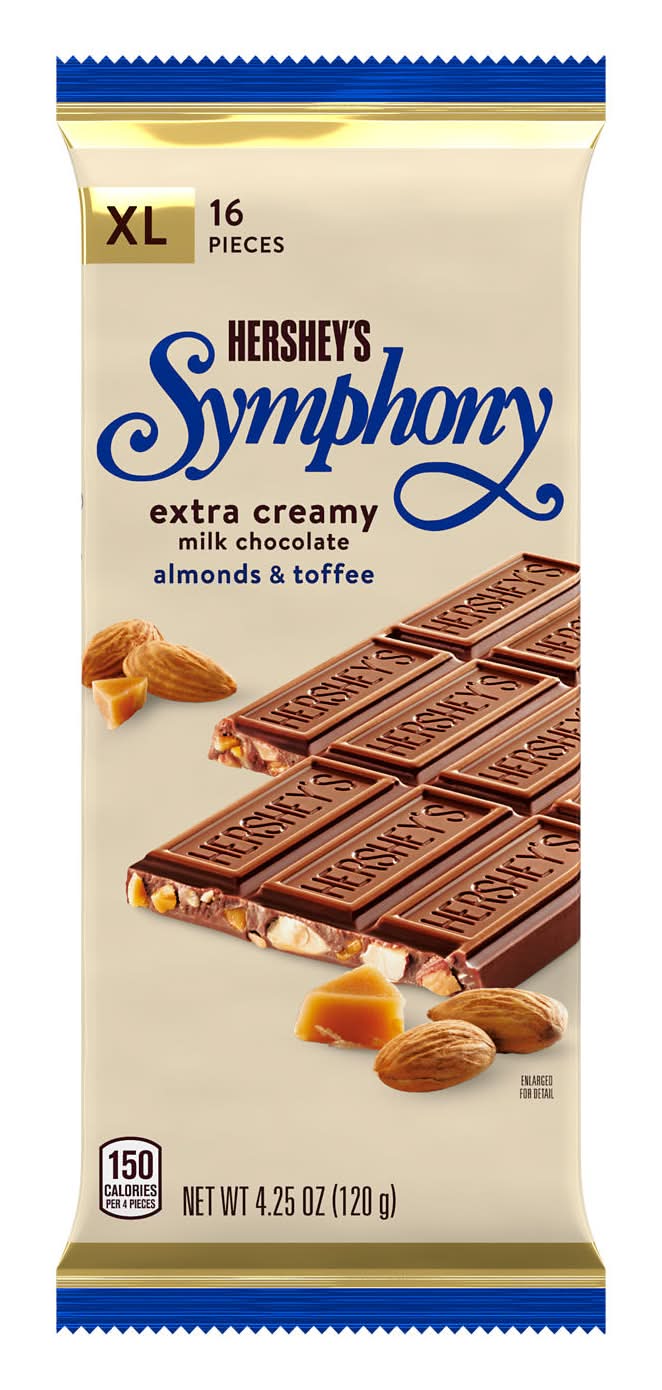HERSHEYS Symphony Barra Choc.Amendoa/Nogado 120g