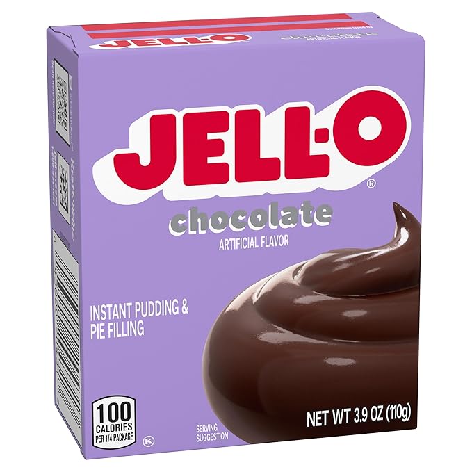 Jell-O Prep. p/Pudim Instantaneo Chocolate 110gr