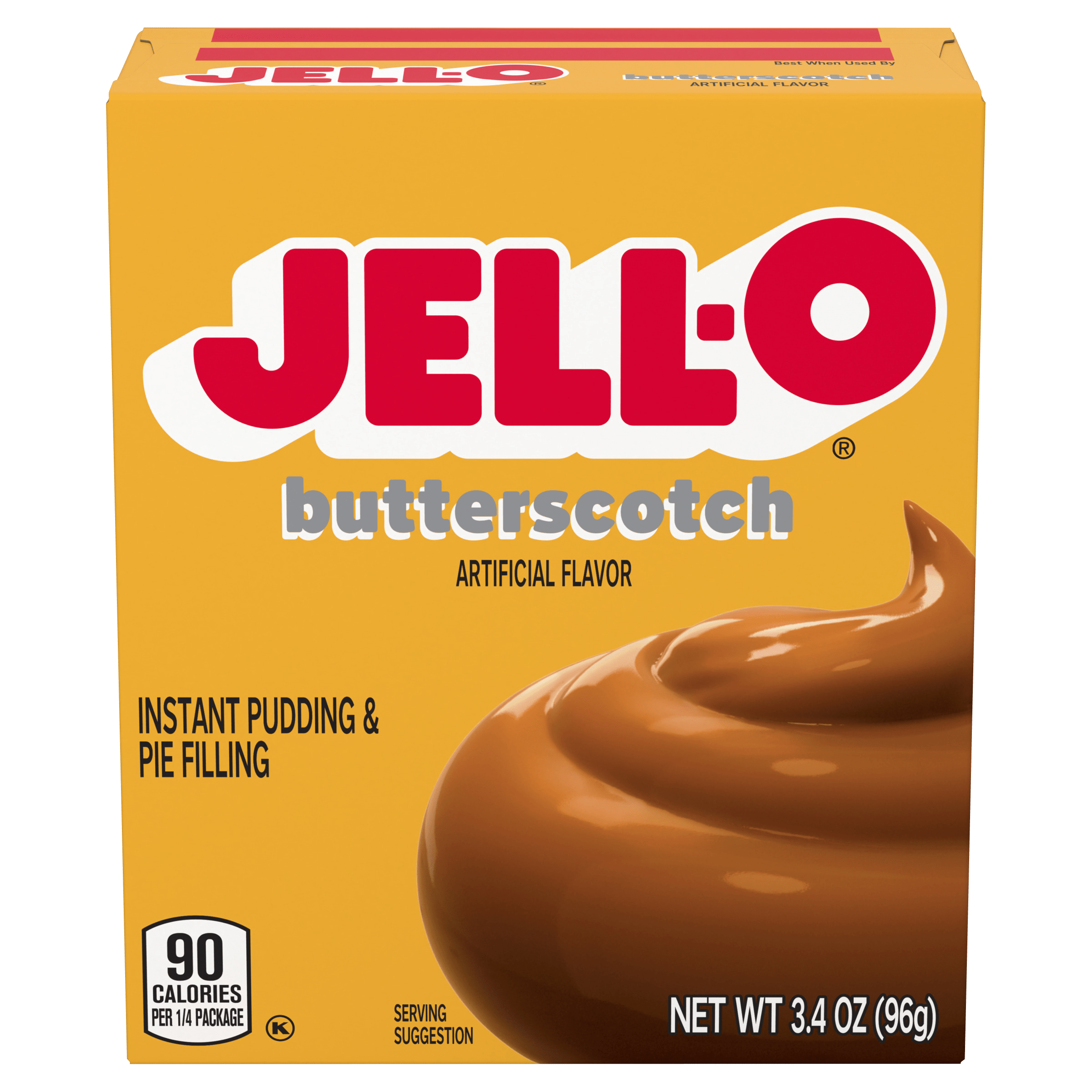 Jell-O Prep. p/Pudim Instantaneo Butterscotch 96 gr