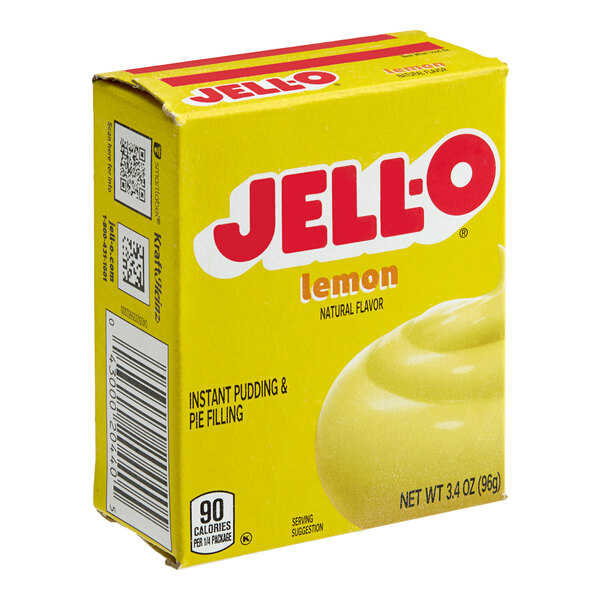 Jell-O Prep. p/Pudim Instantaneo Limao 96 gr