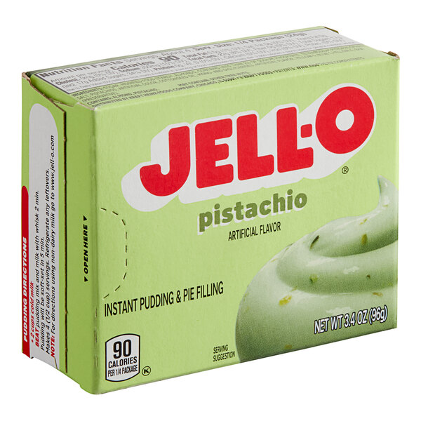 Jell-O Prep. p/Pudim Instantaneo Pistachio 96 gr