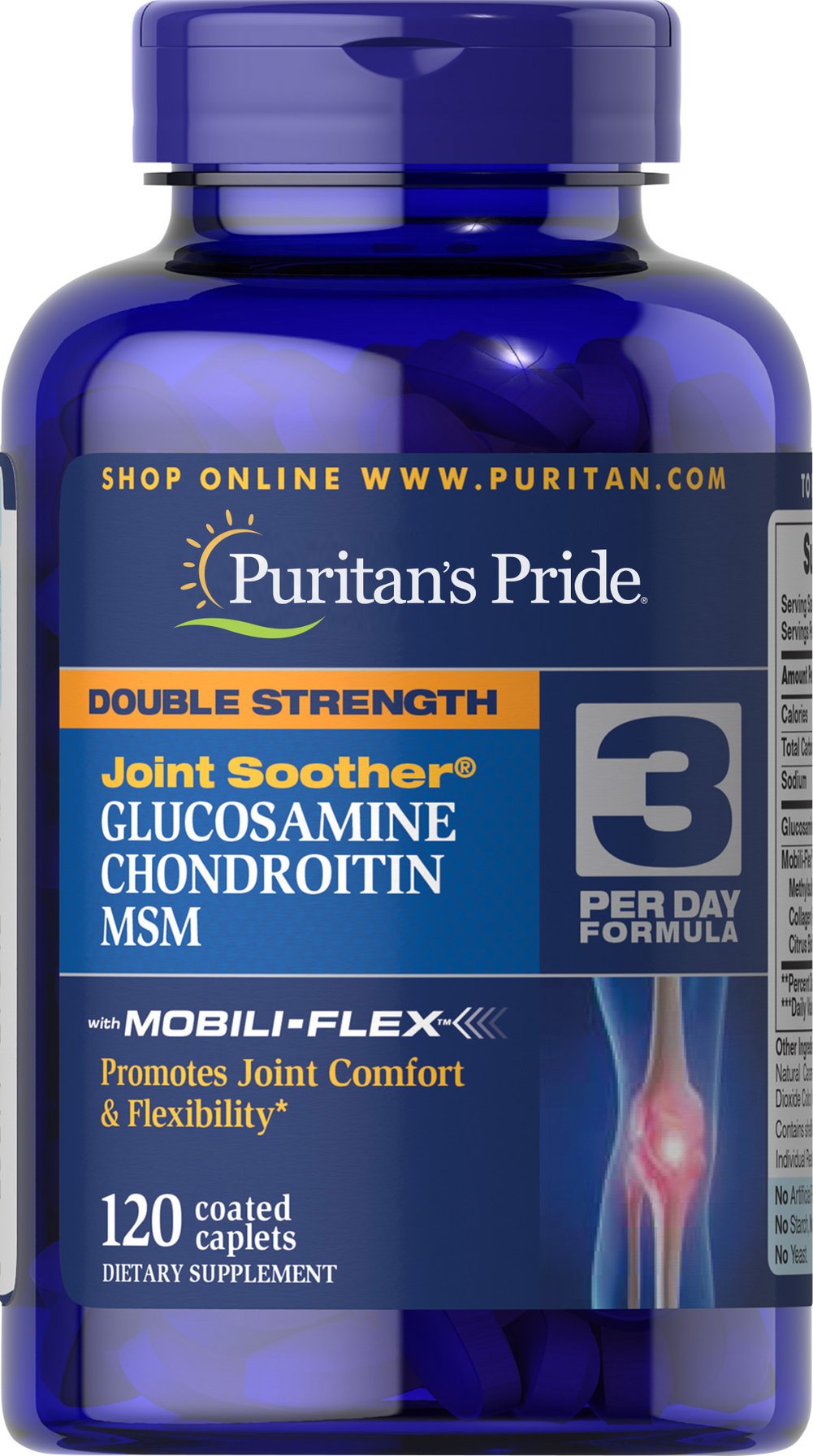 PURITANS PRIDE Glucosamine Chondroitin MSM 120UN