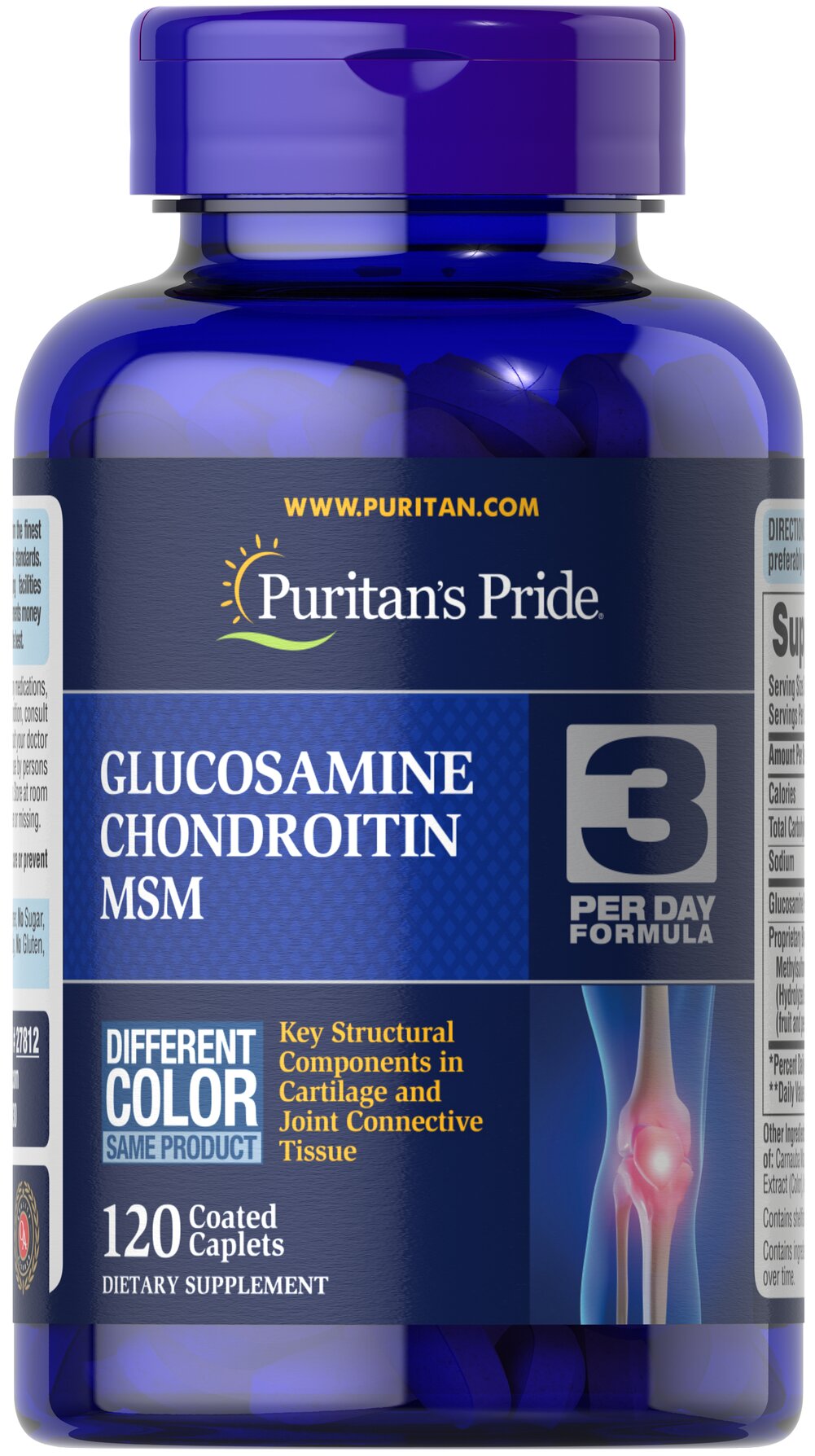 PURITANS PRIDE Glucosamine Chondroitin MSM 120UN