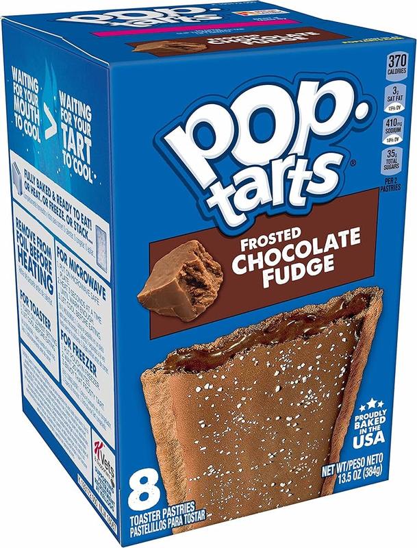 KELLOGS Pop Tarts Chocolate Fudge c/Cobertura 8 un