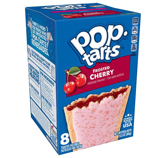 KELLOGS Pop Tarts Cereja c/Cobertura 8 un