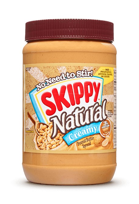 SKIPPY Manteiga Amendoim Natural 1.360Kg