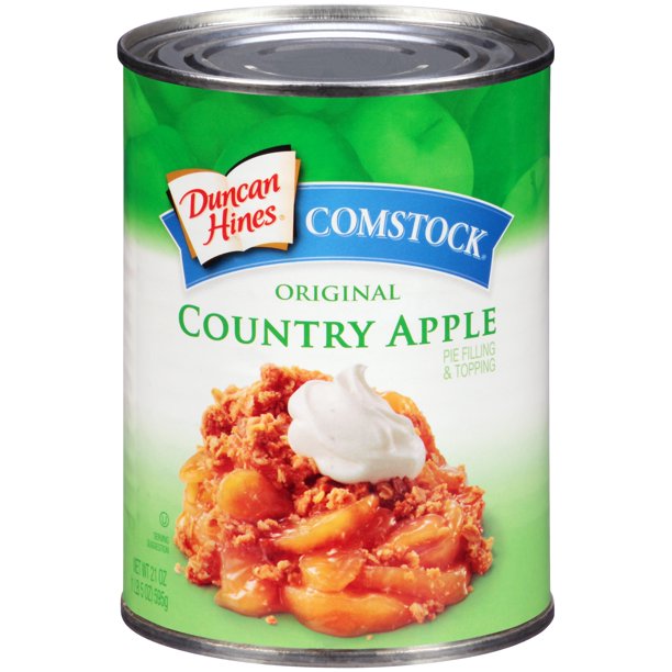 COMSTOCK Recheio/Cobertura Country Maca 595 gr