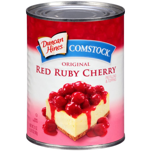 COMSTOCK DH Recheio/Cobertura Ruby Cereja 595 gr