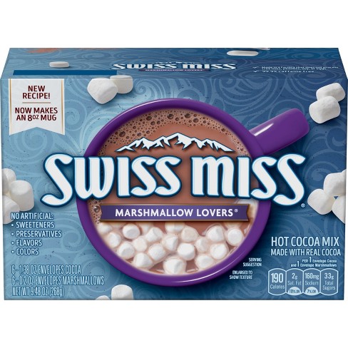SWISS MISS Chocolate Quente Marsh Lovers 6Un