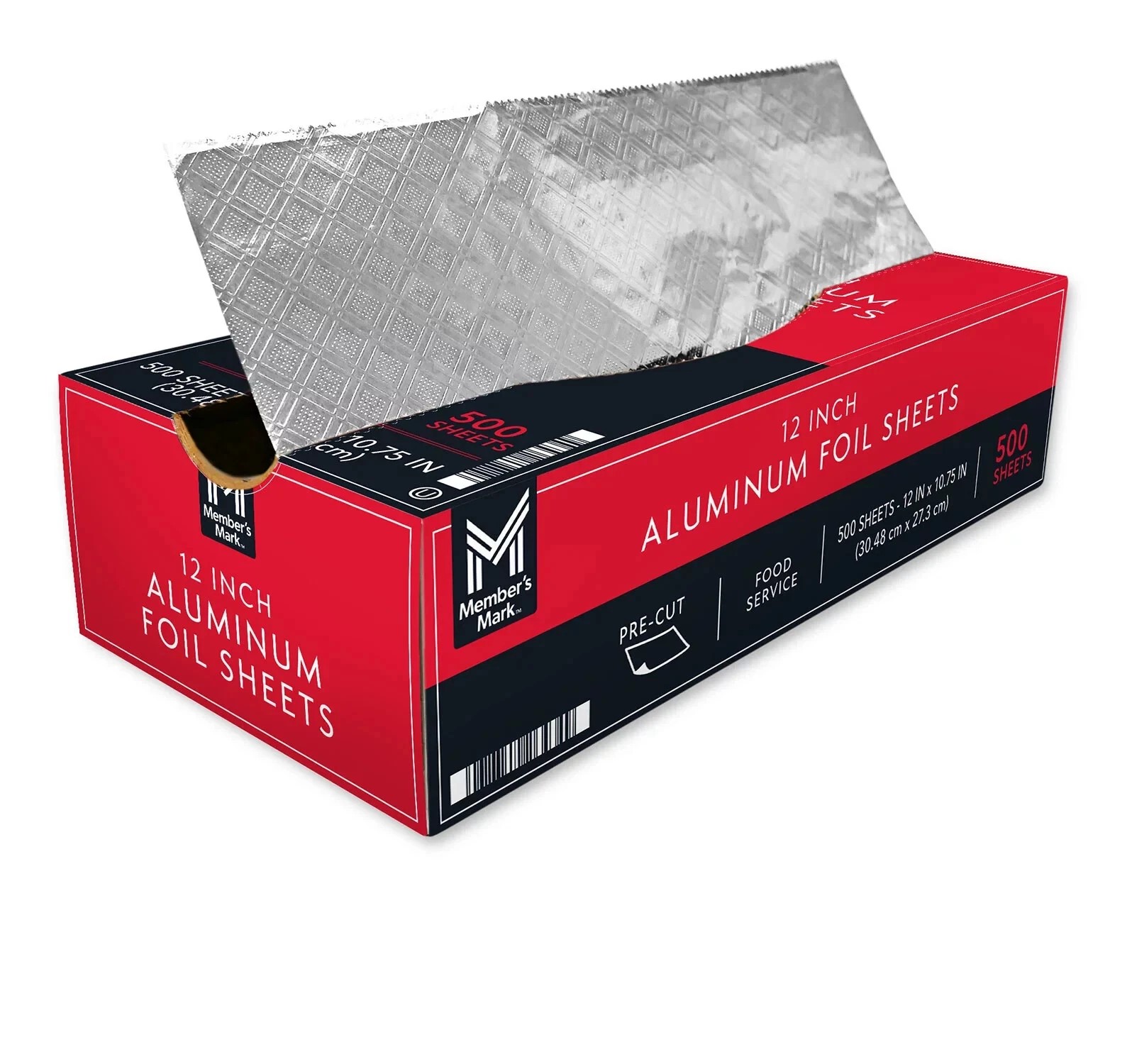 MM/BC  Folha Aluminio 30cmx27cm  500 UN