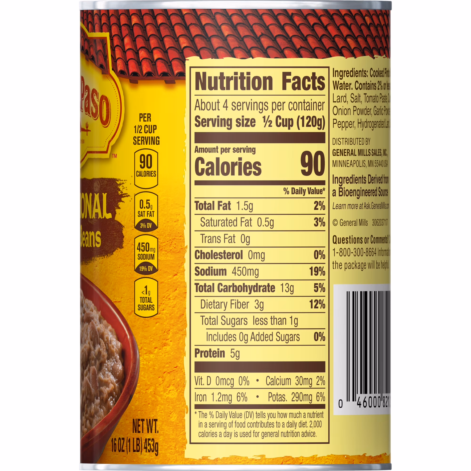 OLD EL PASO Feijao Mexicano Tradicional 453 gr
