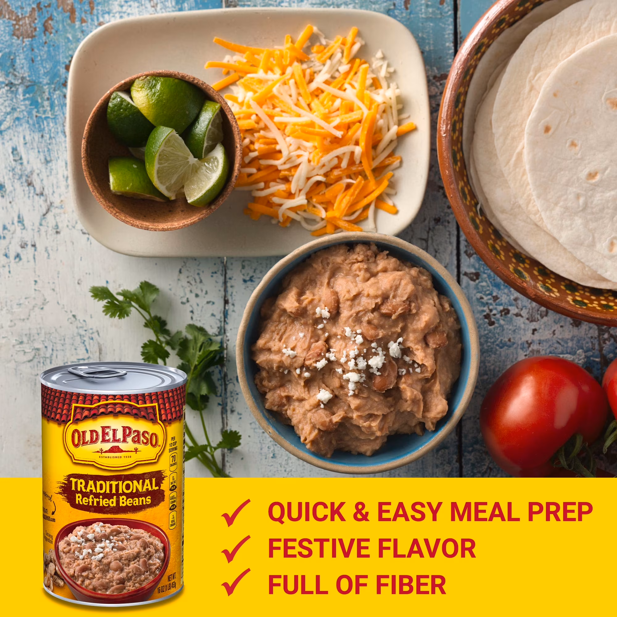 OLD EL PASO Feijao Mexicano Tradicional 453 gr
