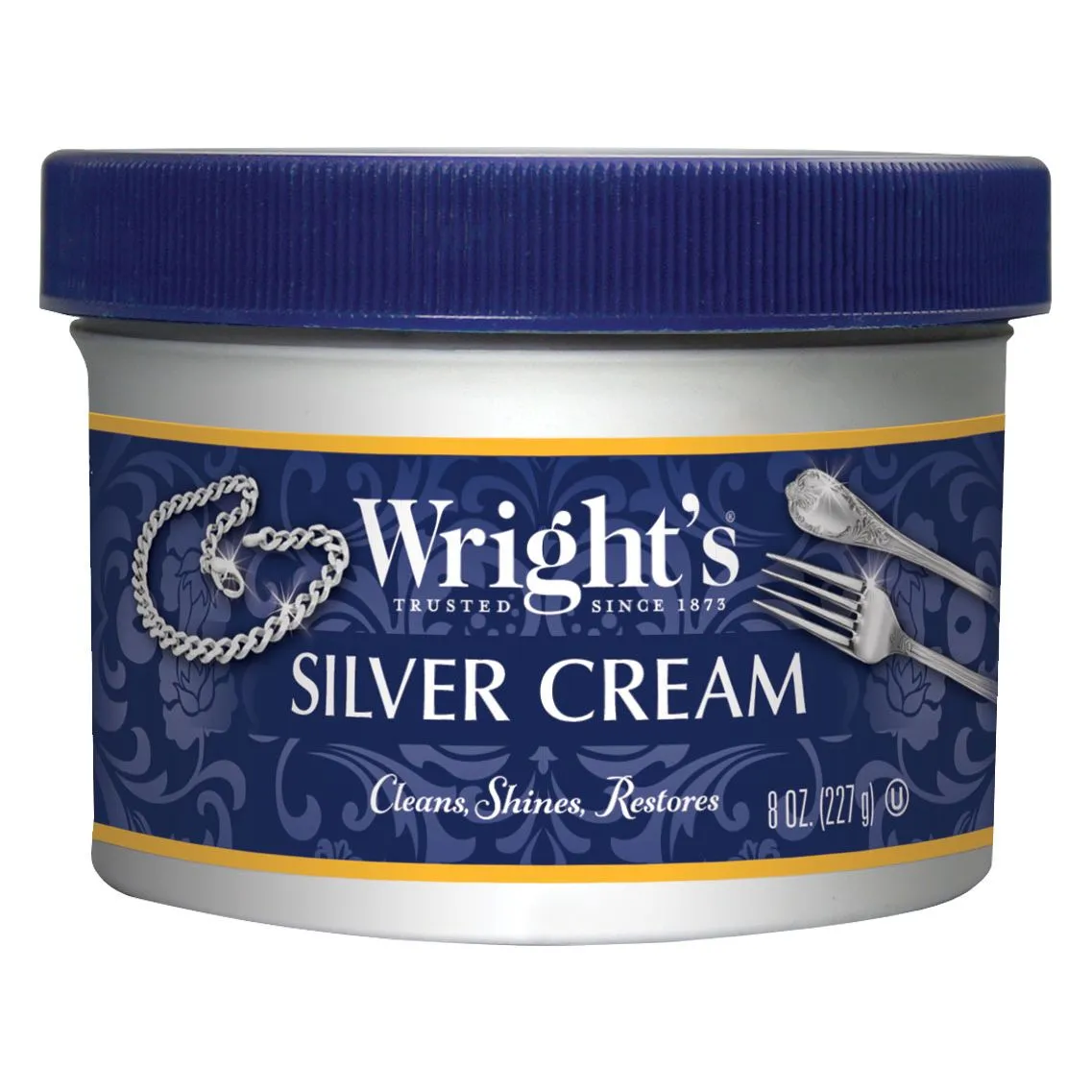 WRIGHTS SILVER CREAM Limpa pratas 227 gr
