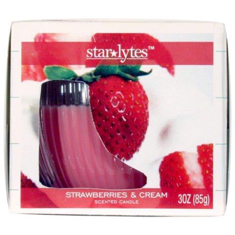 STAR CANDLE Vela Soja Morango 85g