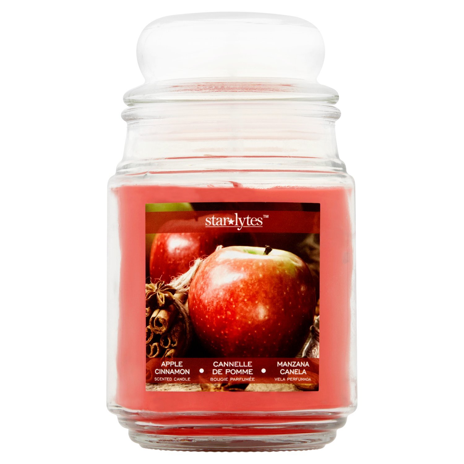 STAR CANDLE Vela Soja Apple Cin. Maca/Canela 510g