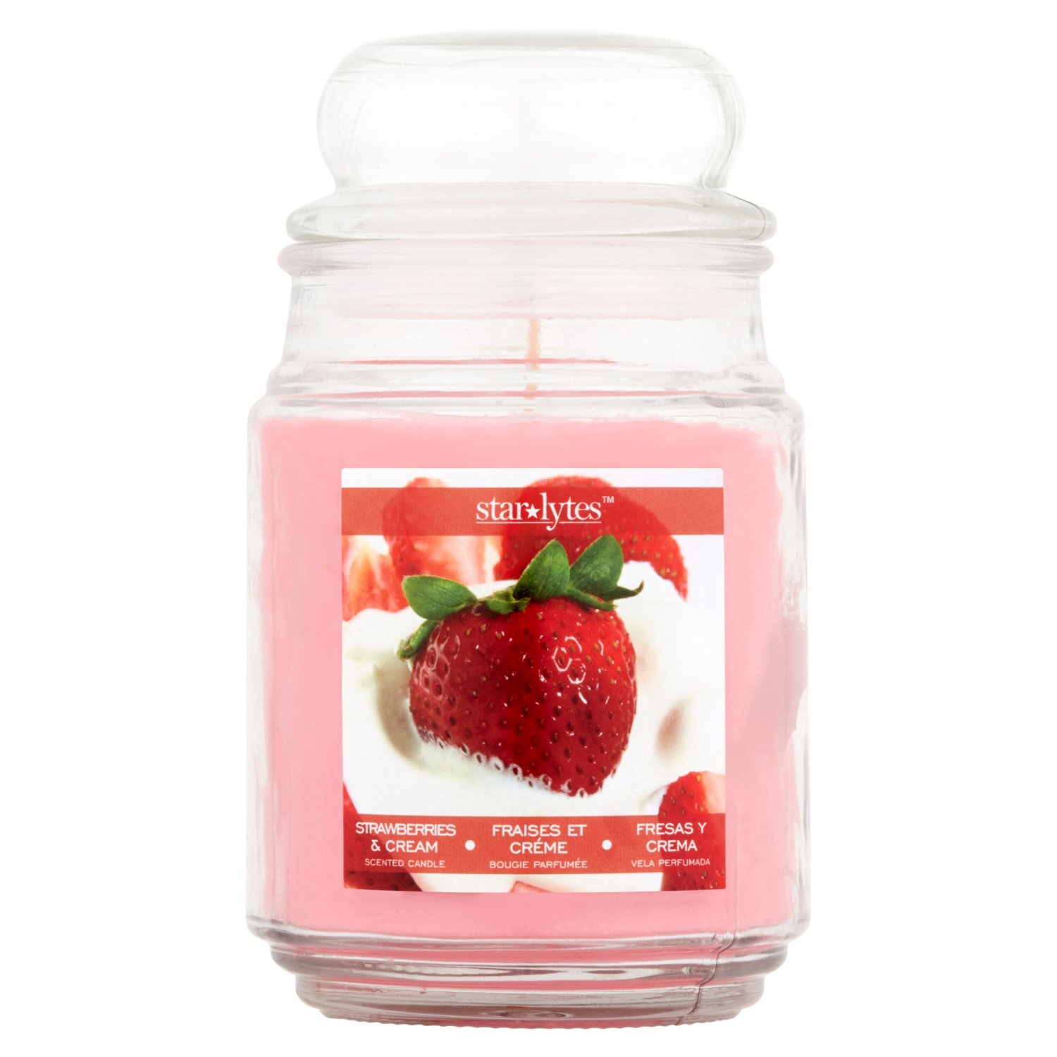 STAR CANDLE Vela Soja Strwberry&Cr Morango 510g