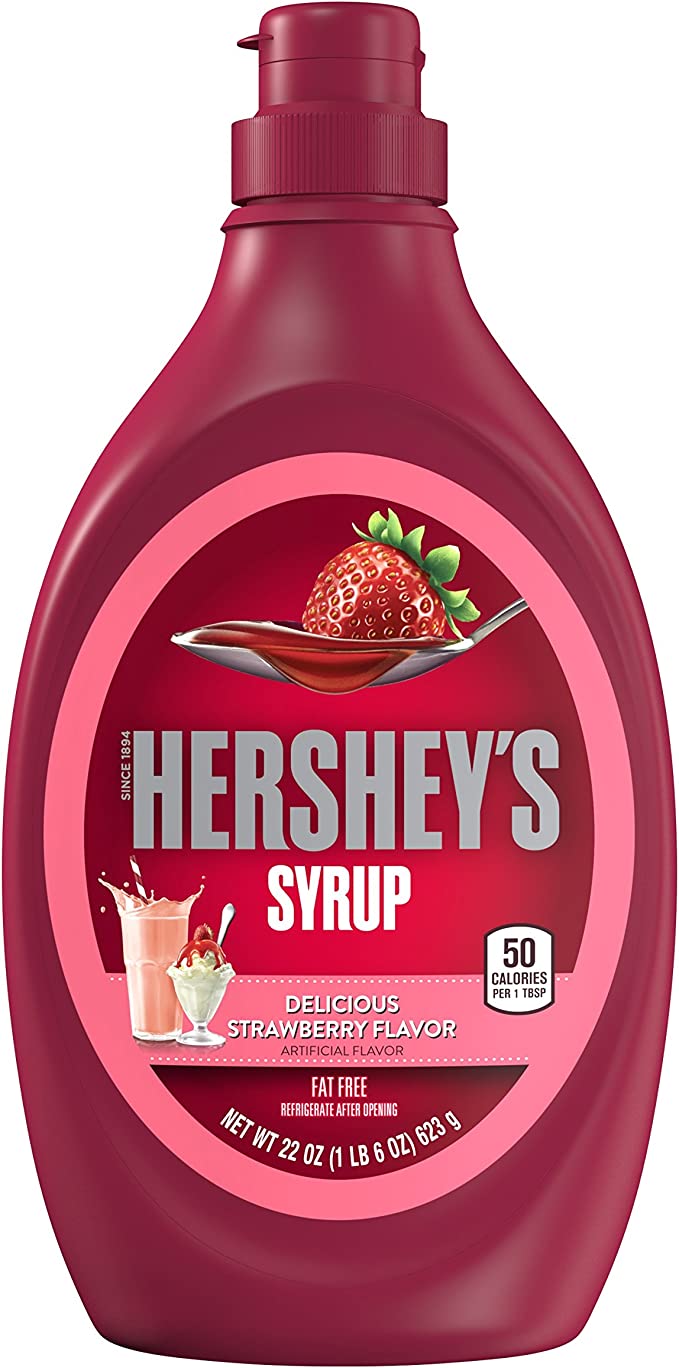HERSHEYS Xarope Morango 623gr