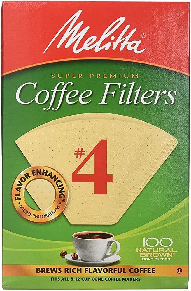 MELITA Filtros p/Cafe Nº 4 100 Un