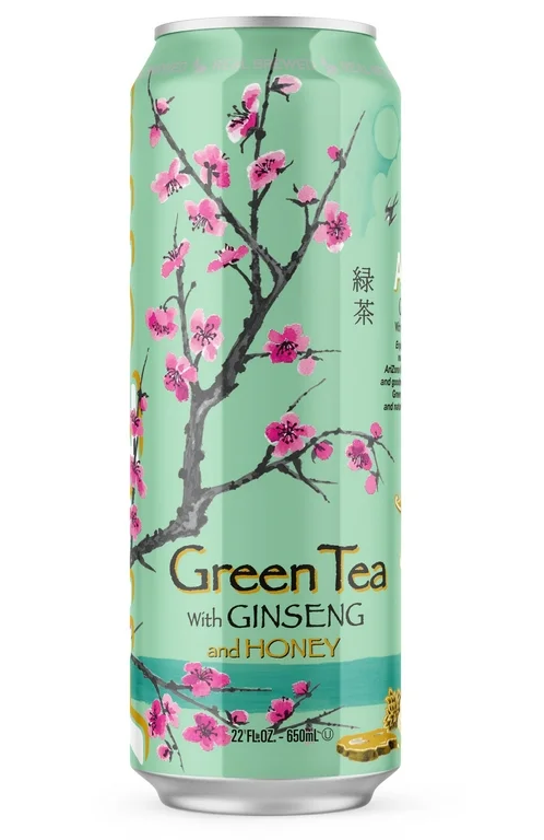 ARIZONA Cha Verde c/Ginseng e Mel 650ml