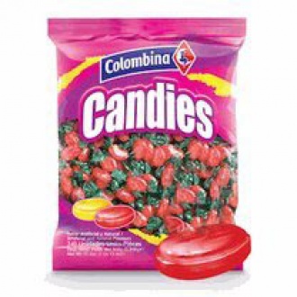 COLOMBINA  Rebucados Morango 198gr