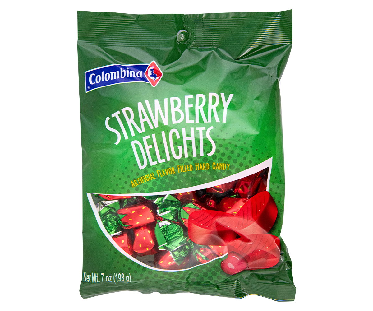 COLOMBINA Rebucados Morango 198gr