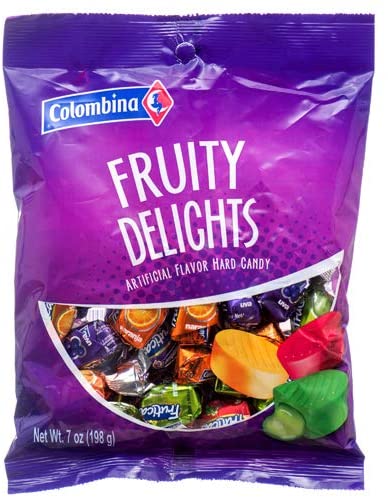 COLOMBINA Rebucados Fruta C/Recheio 198gr