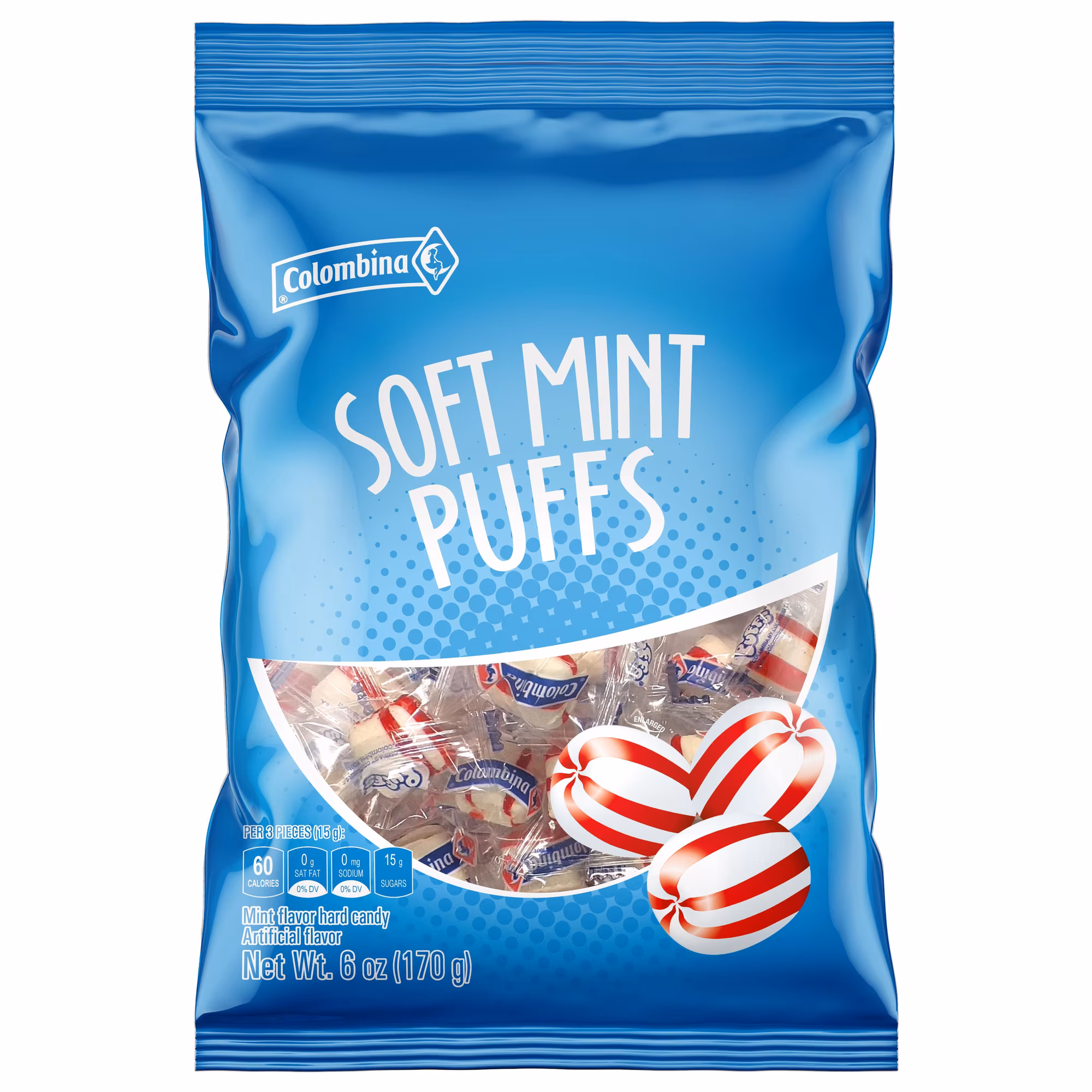 COLOMBINA Rebucados Soft Puffs Menta 170g