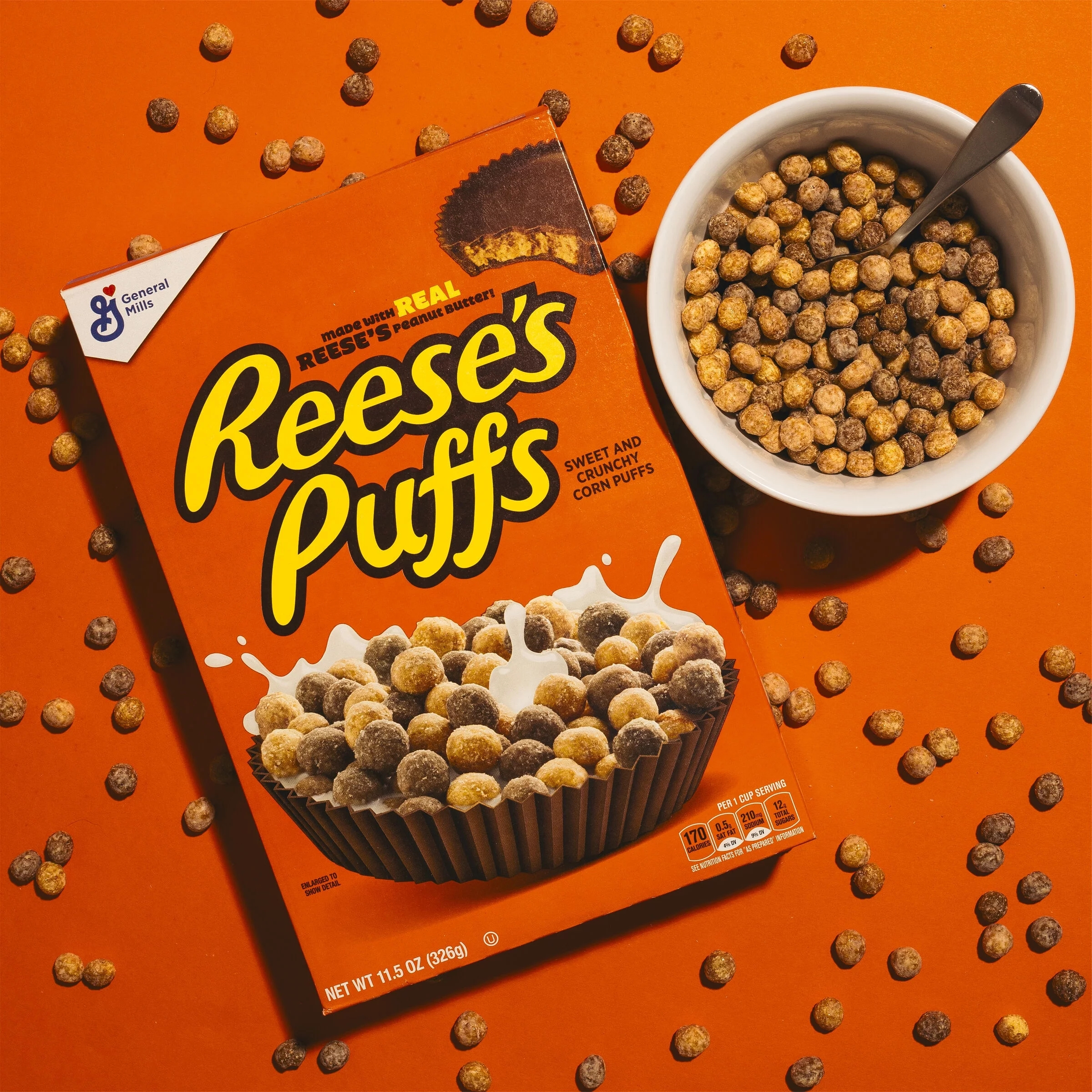 GM REESES PUFFS Cereais 326g