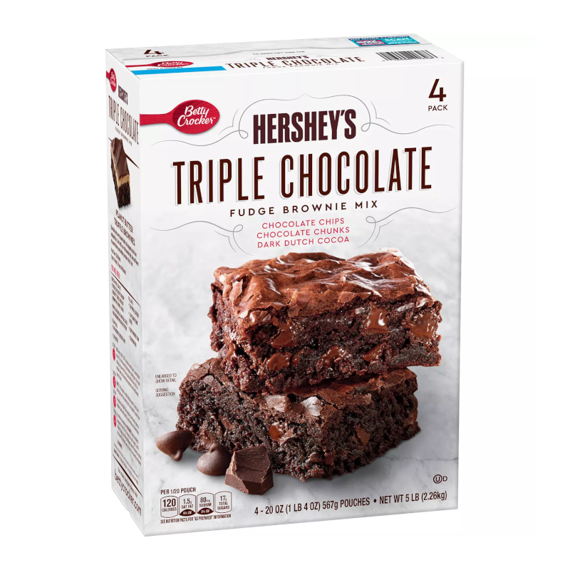 BC Preparado p/Brownies Mix Triple Choc 4x567g