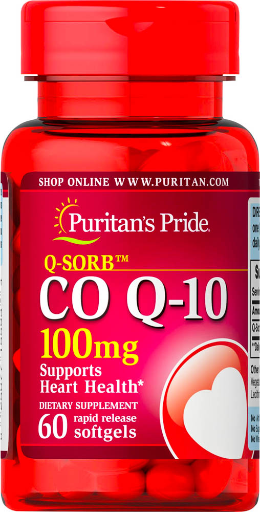 PURITANS PRIDE Cardio CO Q-10 100mg 60un