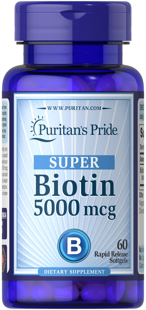 PURITANS PRIDE Biotin SUPER 60un