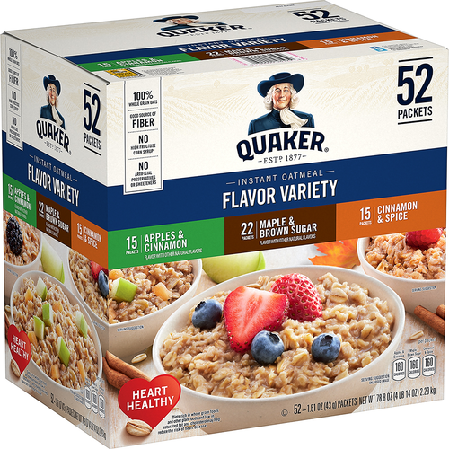 QUAKER OATMEAL 3 Variedades MB/AC/CS 52Un
