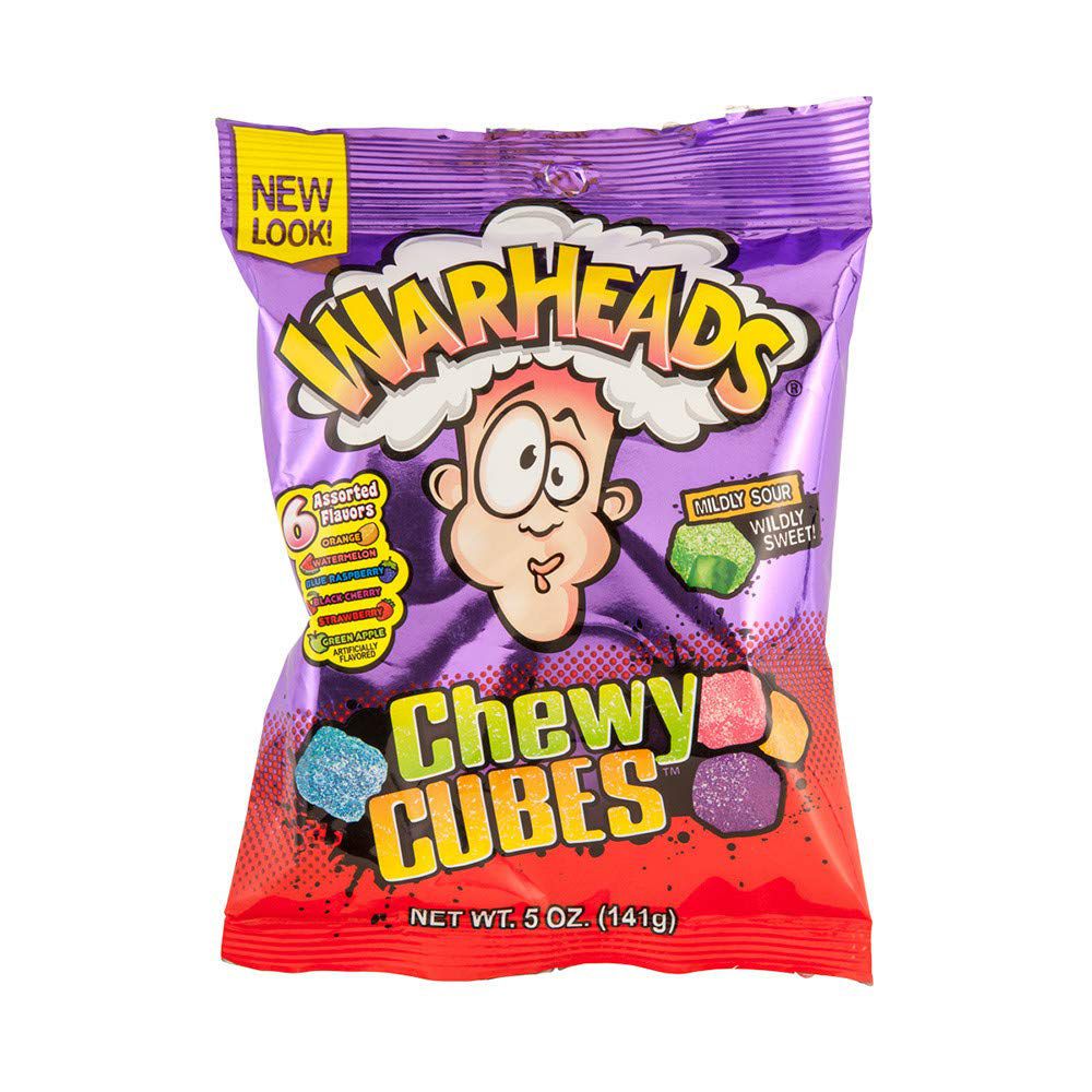 WARHEADS Gomas Azedas Chewy Cubes 141gr