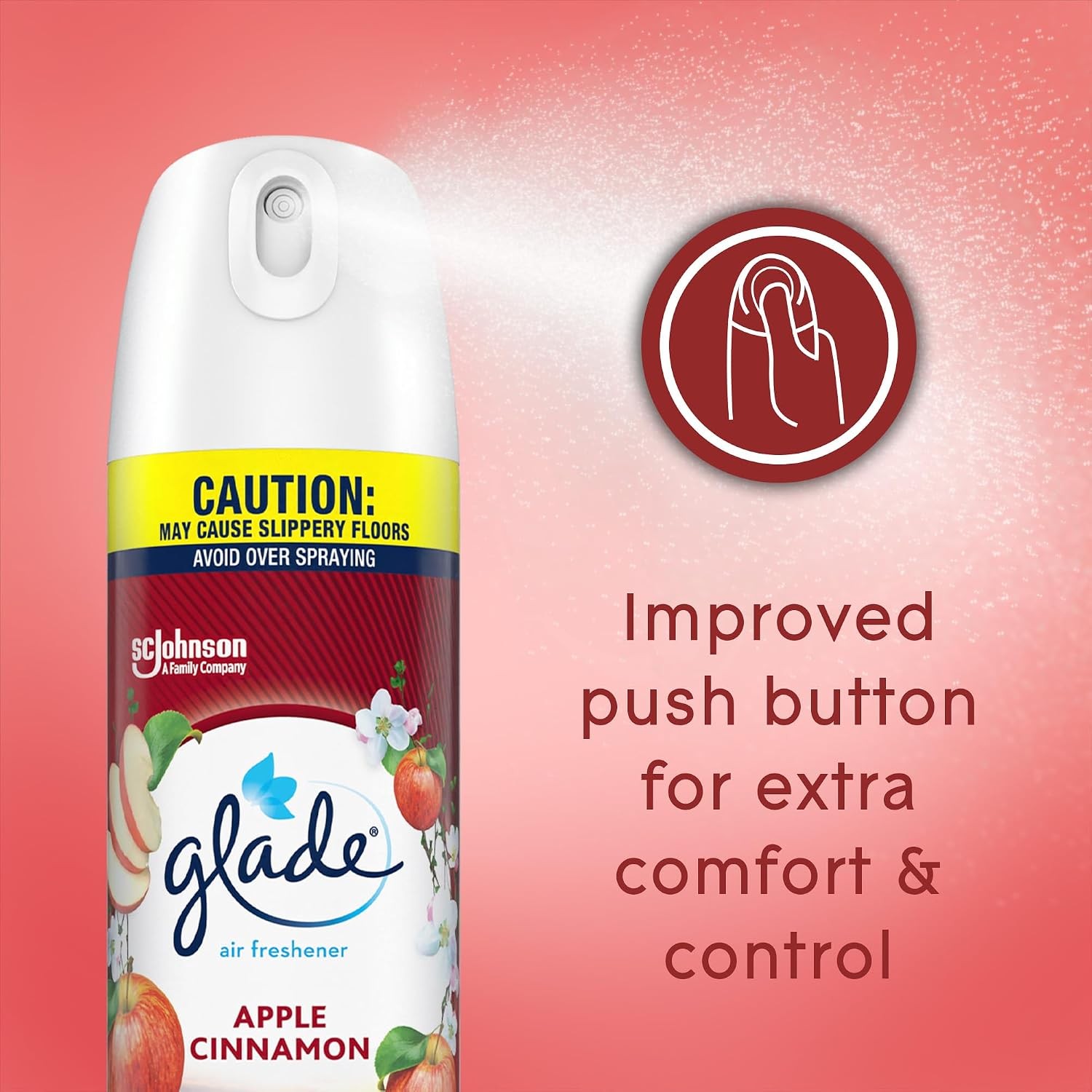 GLADE Ambientador Spray Maca/Canela 235 g