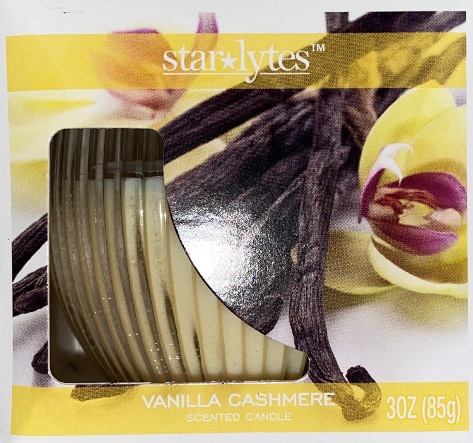 STAR CANDLE Vela Soja Baunilha 85g