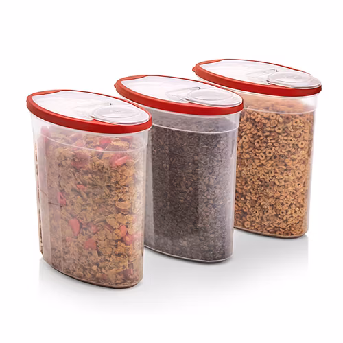 RUBBERMAID Caixas p/Cereais 3Un