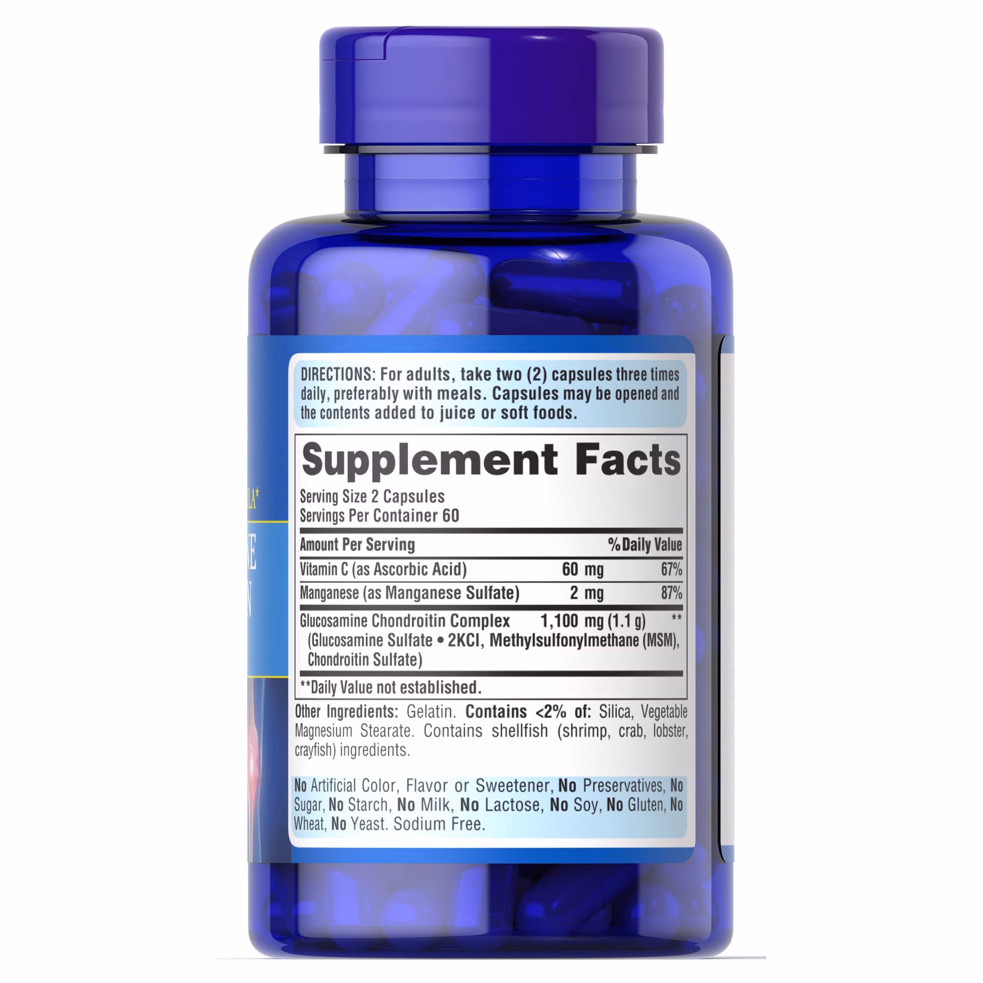 PURITANS PRIDE Glucosamine Chondroitin Complex  120UN