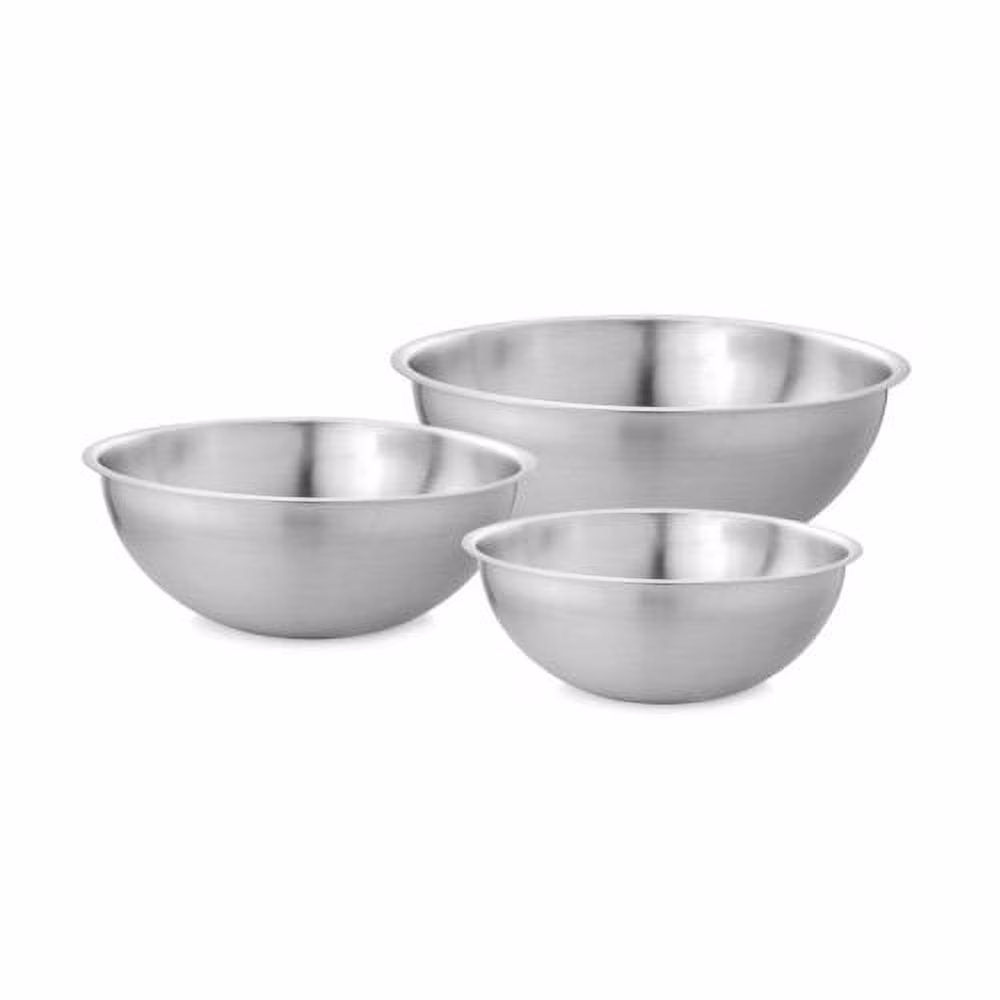 MM/DC  Conjunto Tigelas Inox 3 Un