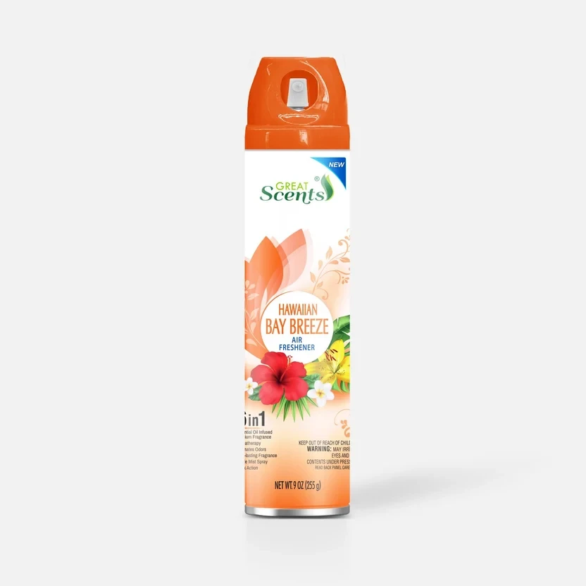 GREAT SCENTS Ambientador Spray Hawwaiian Breeze 255g