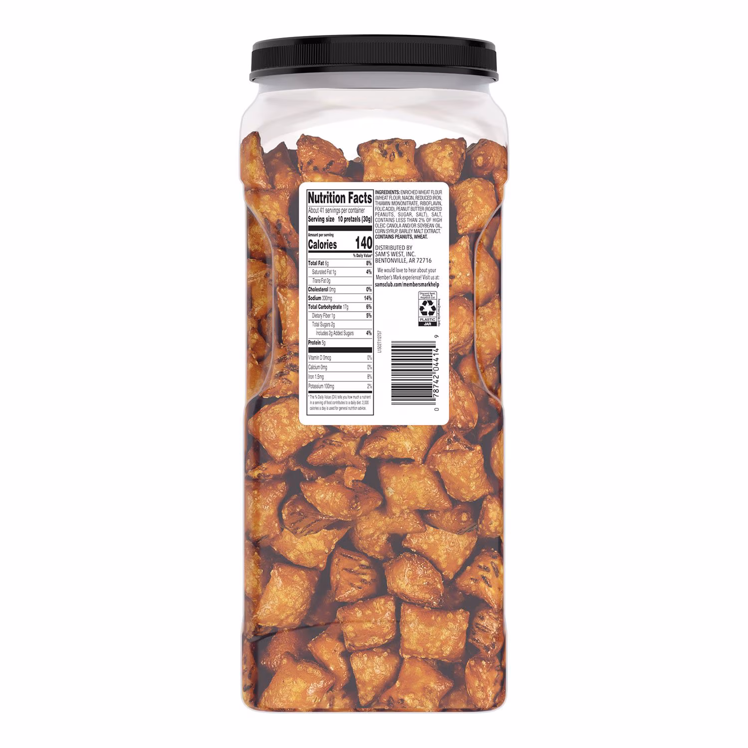 WF/MM Pretzels c/Manteiga Amendoim 1.24 Kg
