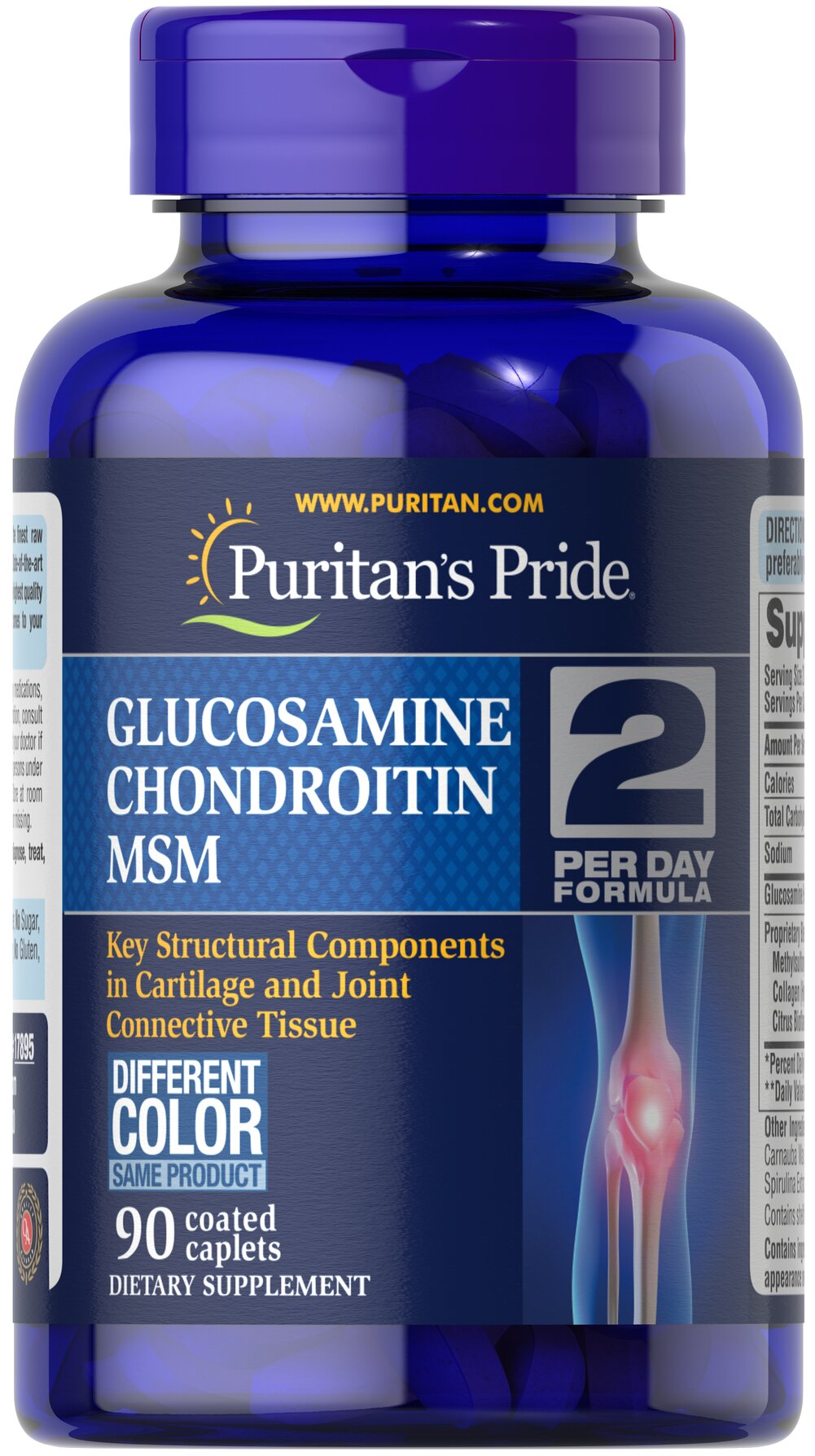 PURITANS PRIDE Glucosamine Chondroitin MSM 90UN